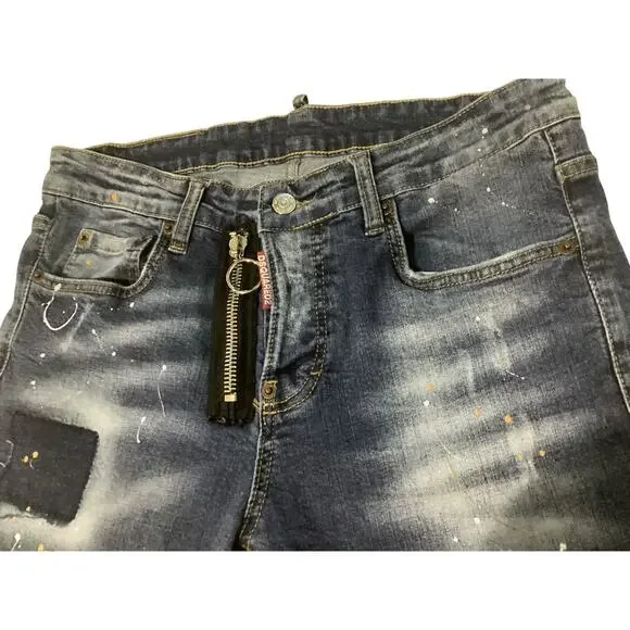 DSQUARED2 Distressed Paint Splatter cool guy Jeans size 48 (US 32-33)